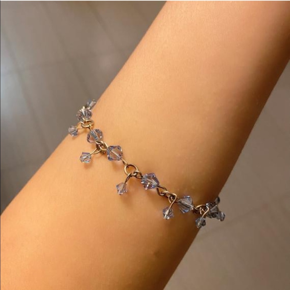 Swarovski crystal bead bracelet